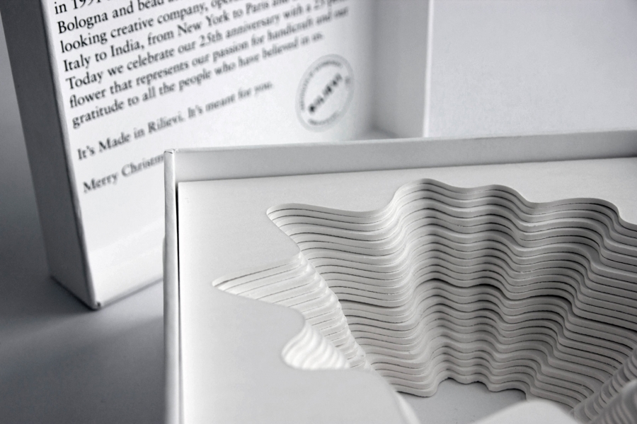 Case celebrativo | Rilievi - Centroffset stampa, packaging, grafica